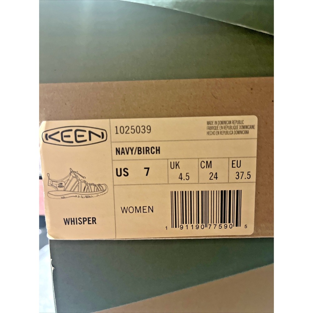 KEEN - Woman's Sandals Whisper Size 7. New In Box - Picture 13 of 13
